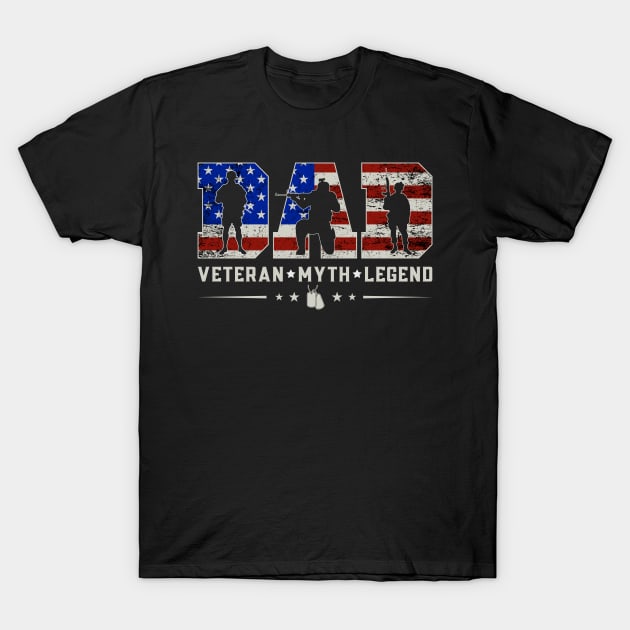 U.S. Veteran T-Shirt by Mrstickers